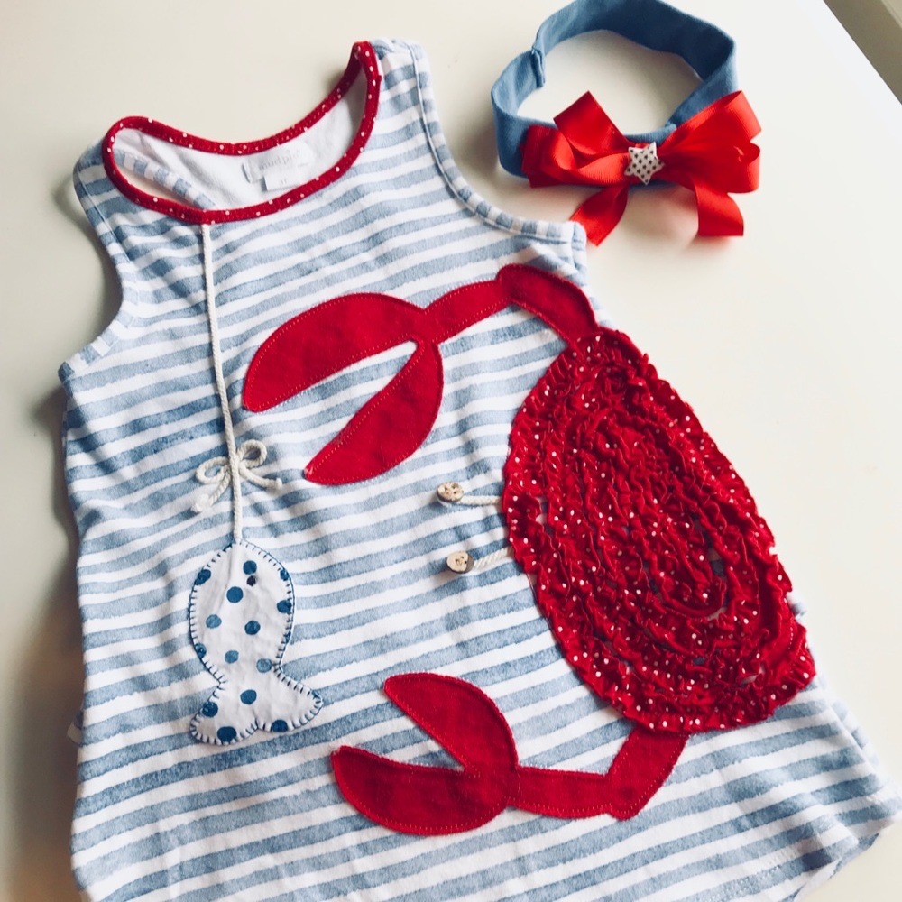 Mud Pie Boutique Lobster Dress. NO HB it gone